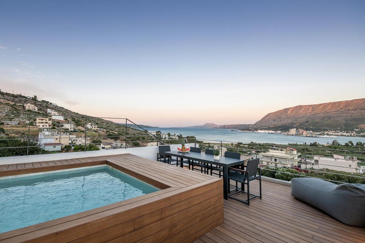 Seametry Luxury Living Penthouse Villa Souda Exteriör bild