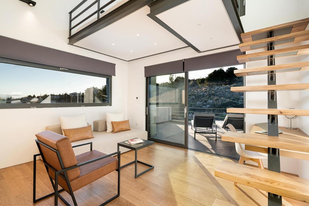 Seametry Luxury Living Penthouse Villa Souda Exteriör bild